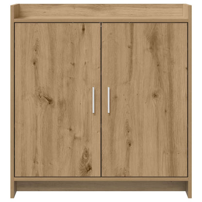 Servírovací Skříň Dub Artisan 72 X 36 X 80 Cm Kompozitní Dřevo