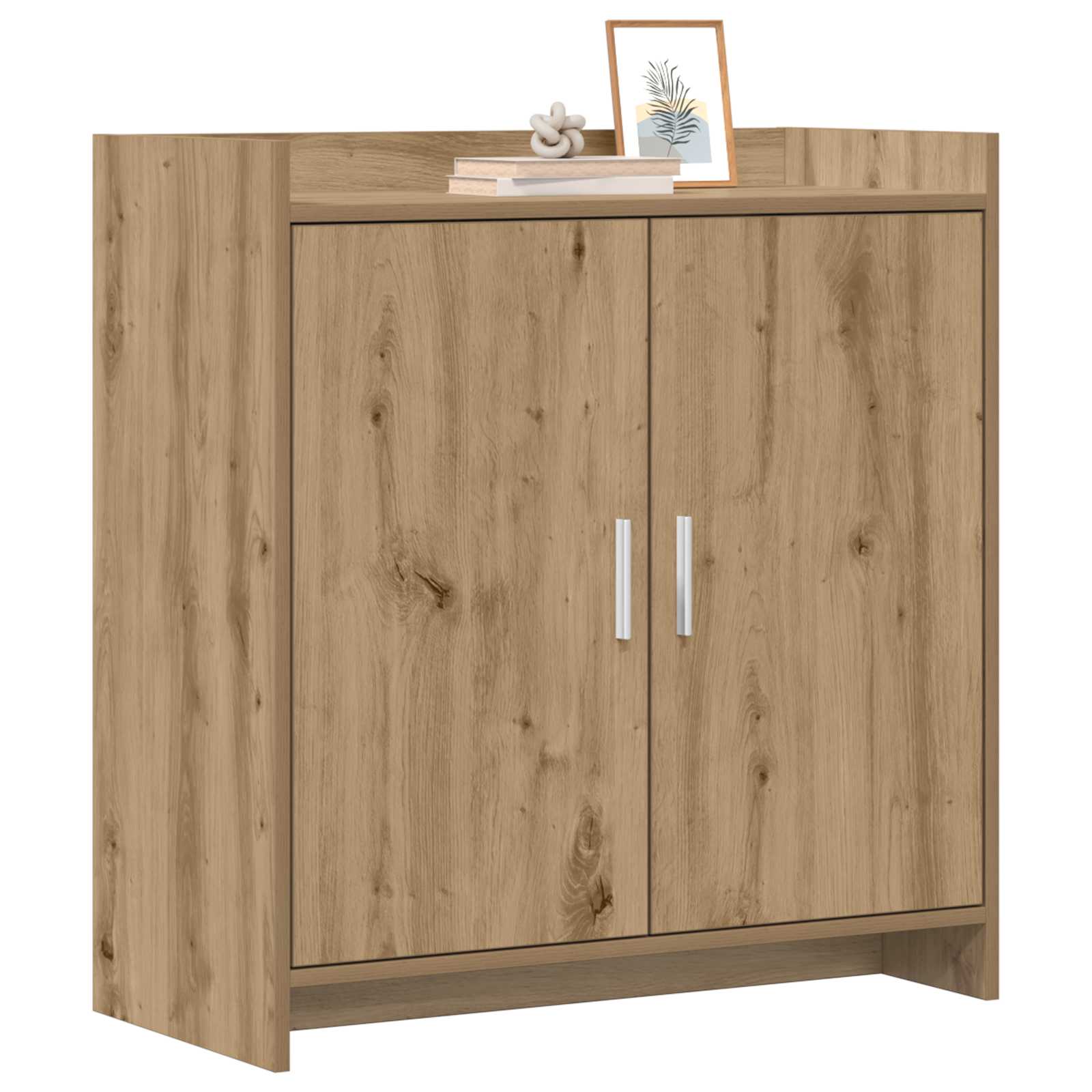 Servírovací Skříň Dub Artisan 72 X 36 X 80 Cm Kompozitní Dřevo
