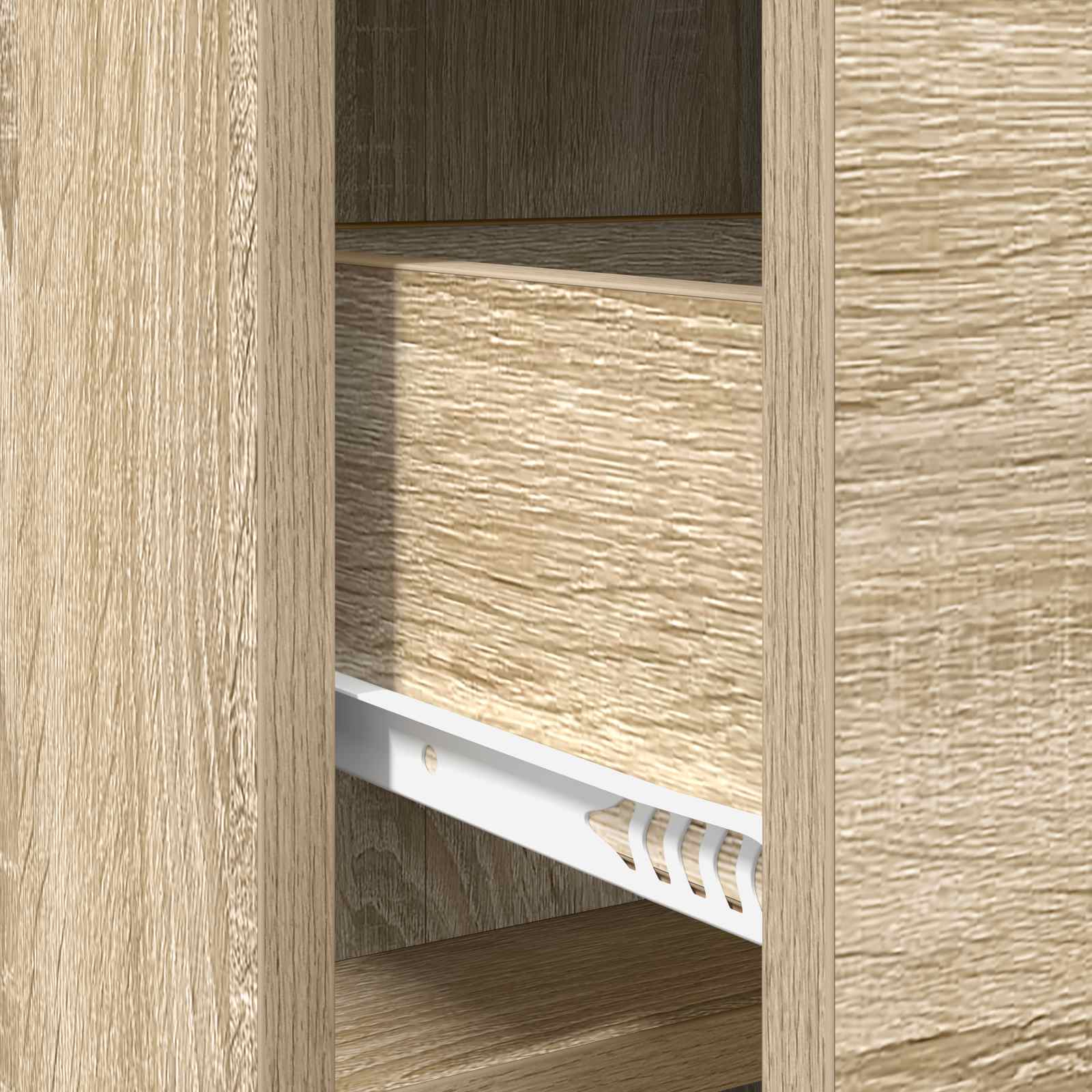 Servírovací Skříň Dub Sonoma 75 X 33 X 80 Cm Kompozitní Dřevo