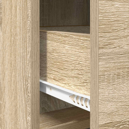 Servírovací Skříň Dub Sonoma 75 X 33 X 80 Cm Kompozitní Dřevo