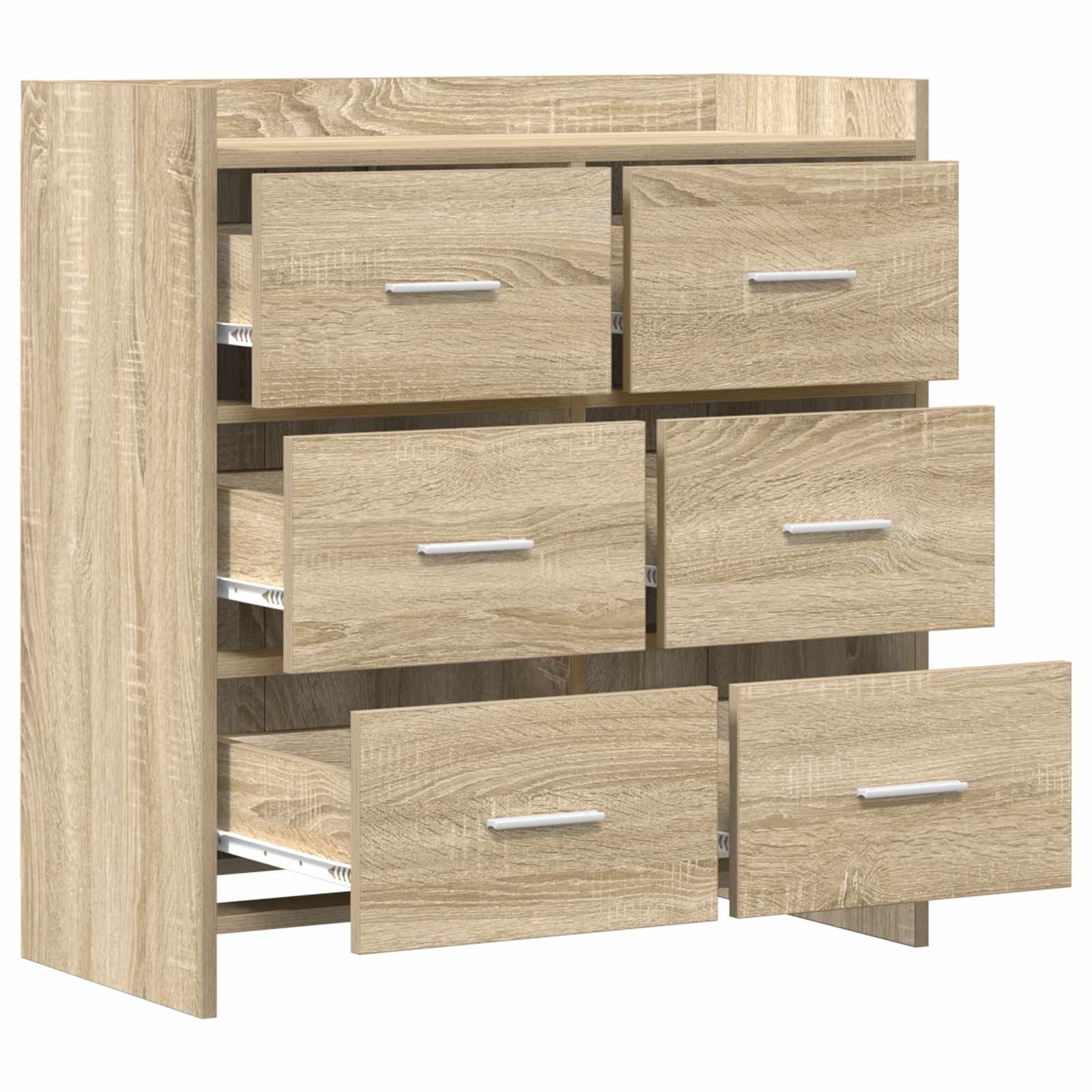 Servírovací Skříň Dub Sonoma 75 X 33 X 80 Cm Kompozitní Dřevo