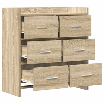 Servírovací Skříň Dub Sonoma 75 X 33 X 80 Cm Kompozitní Dřevo