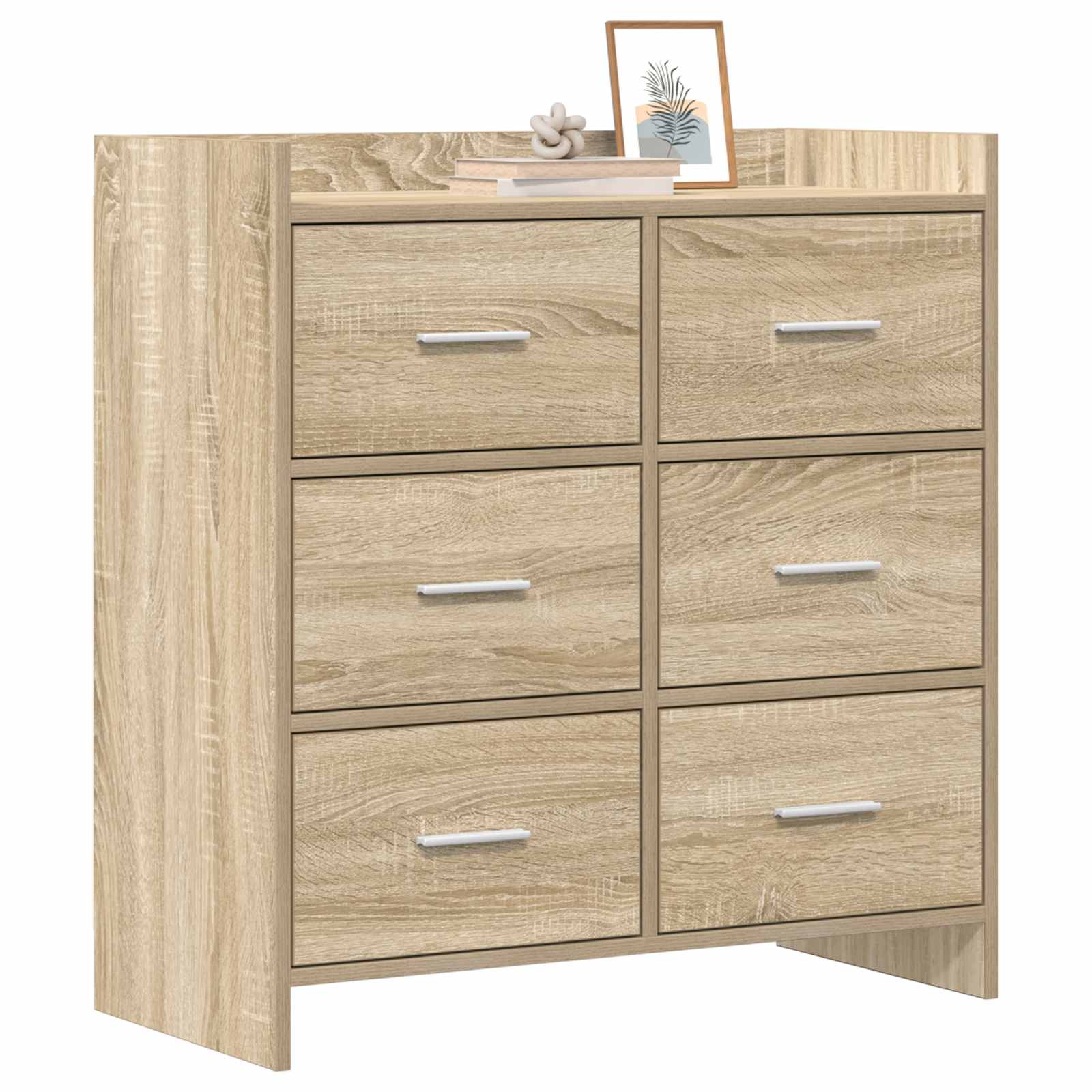 Servírovací Skříň Dub Sonoma 75 X 33 X 80 Cm Kompozitní Dřevo