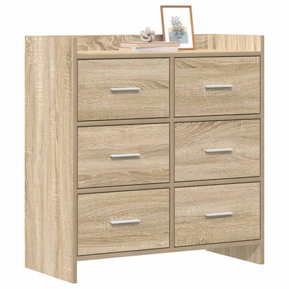 Servírovací Skříň Dub Sonoma 75 X 33 X 80 Cm Kompozitní Dřevo
