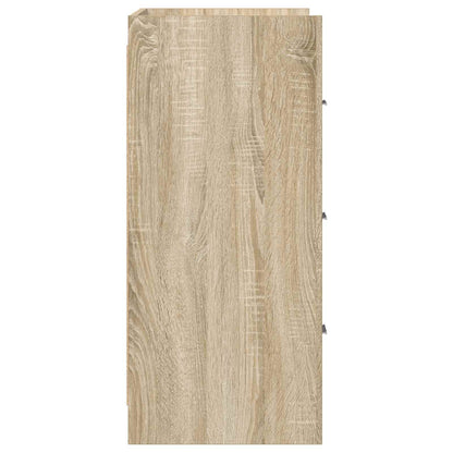 Servírovací Skříň Dub Sonoma 75 X 33 X 80 Cm Kompozitní Dřevo