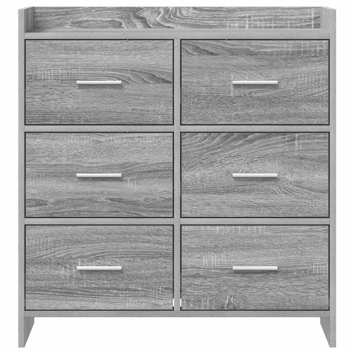 Servírovací Skříň Šedý Sonoma 75 X 33 X 80 Cm Kompozitní Dřevo