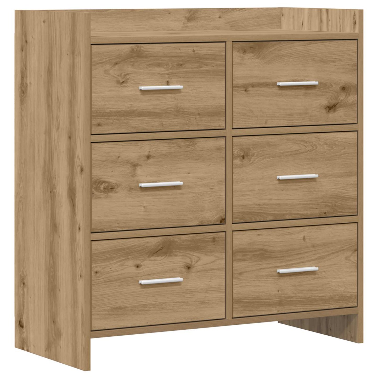 Servírovací Skříň Dub Artisan 75 X 33 X 80 Cm Kompozitní Dřevo