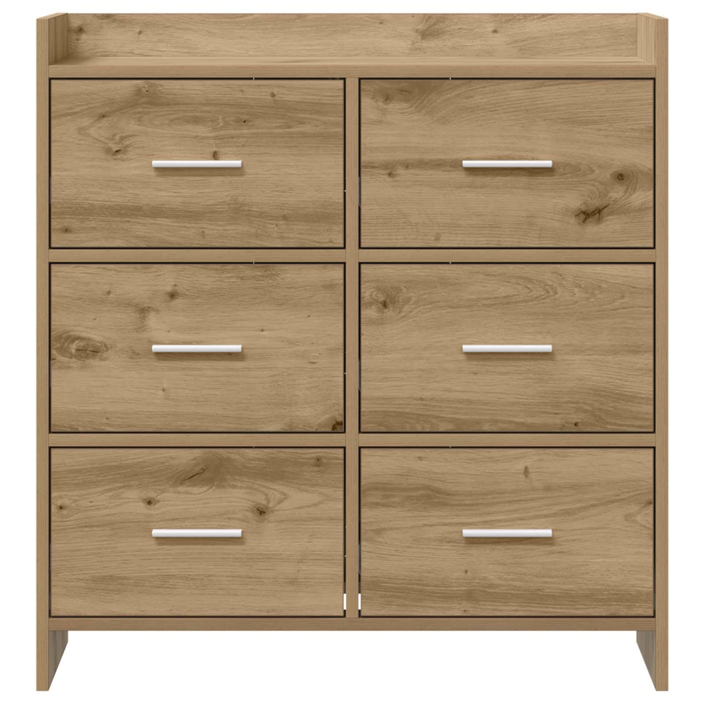 Servírovací Skříň Dub Artisan 75 X 33 X 80 Cm Kompozitní Dřevo