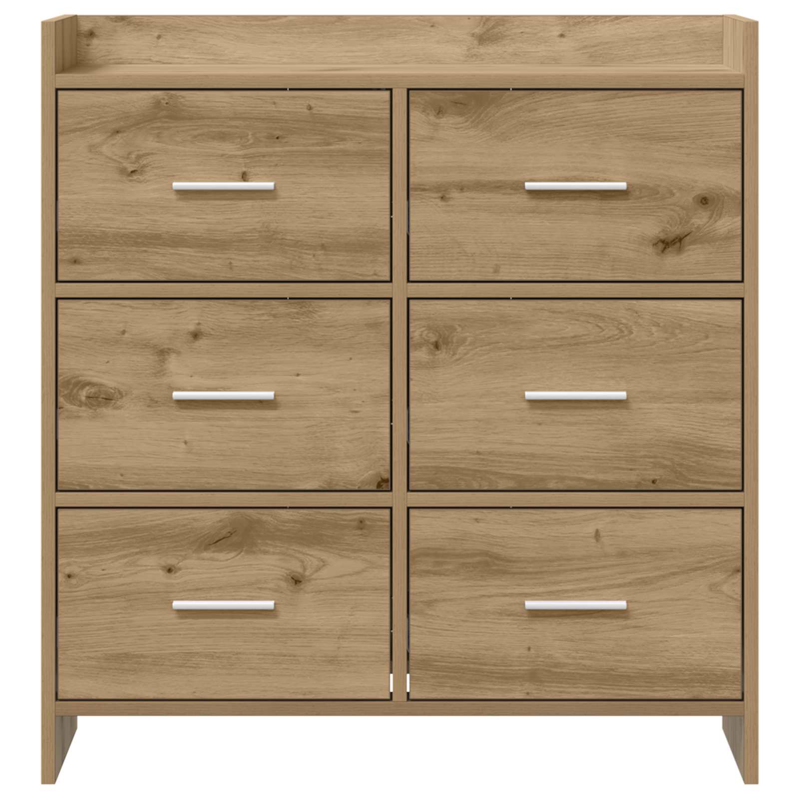 Servírovací Skříň Dub Artisan 75 X 33 X 80 Cm Kompozitní Dřevo