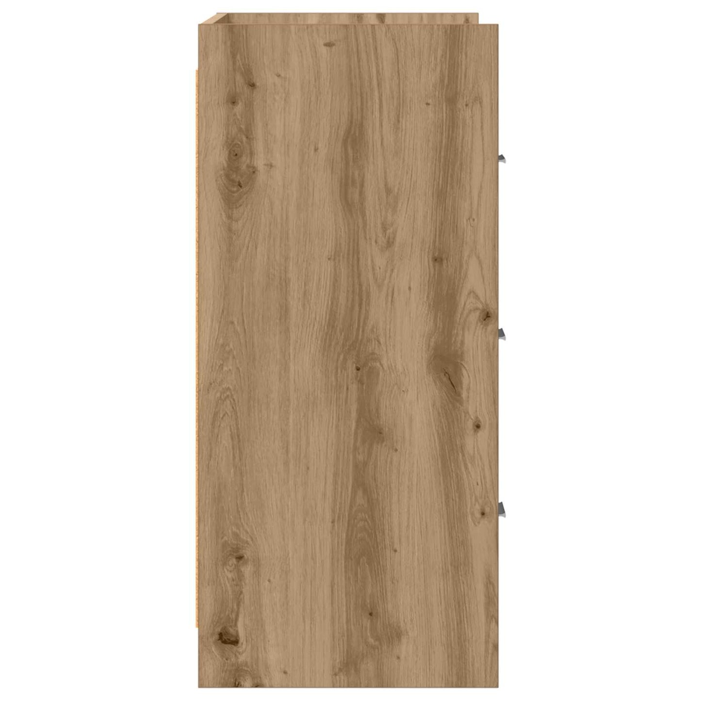 Servírovací Skříň Dub Artisan 75 X 33 X 80 Cm Kompozitní Dřevo