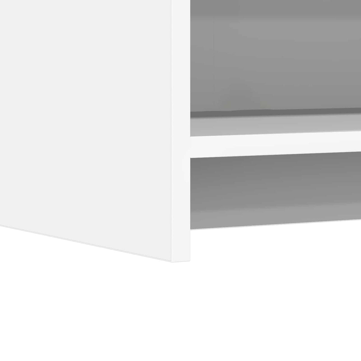 Servírovací Skříň Bílá 75 X 36 X 80 Cm Kompozitní Dřevo
