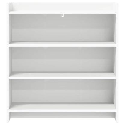 Servírovací Skříň Bílá 75 X 36 X 80 Cm Kompozitní Dřevo