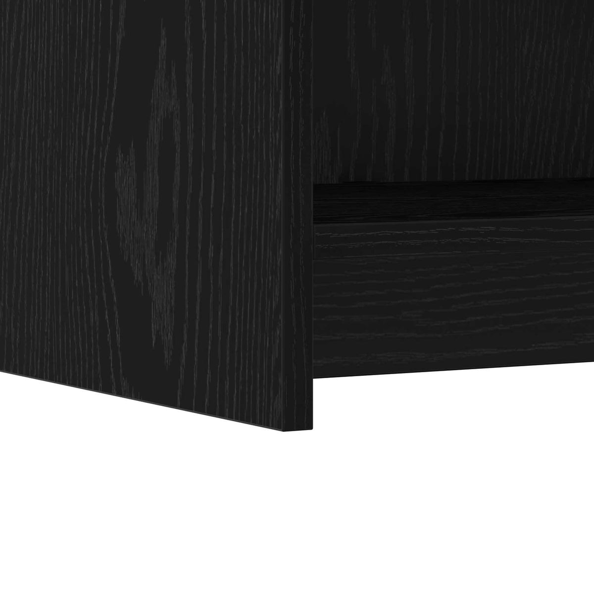 Servírovací Skříň Černý Dub 75 X 36 X 80 Cm Kompozitní Dřevo