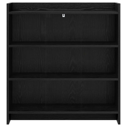 Servírovací Skříň Černý Dub 75 X 36 X 80 Cm Kompozitní Dřevo