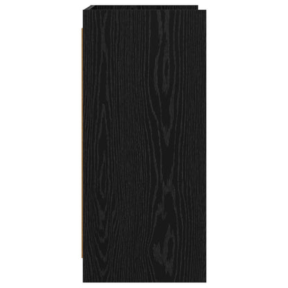 Servírovací Skříň Černý Dub 75 X 36 X 80 Cm Kompozitní Dřevo