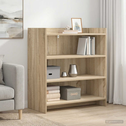 Servírovací Skříň Dub Sonoma 75 X 36 X 80 Cm Kompozitní Dřevo