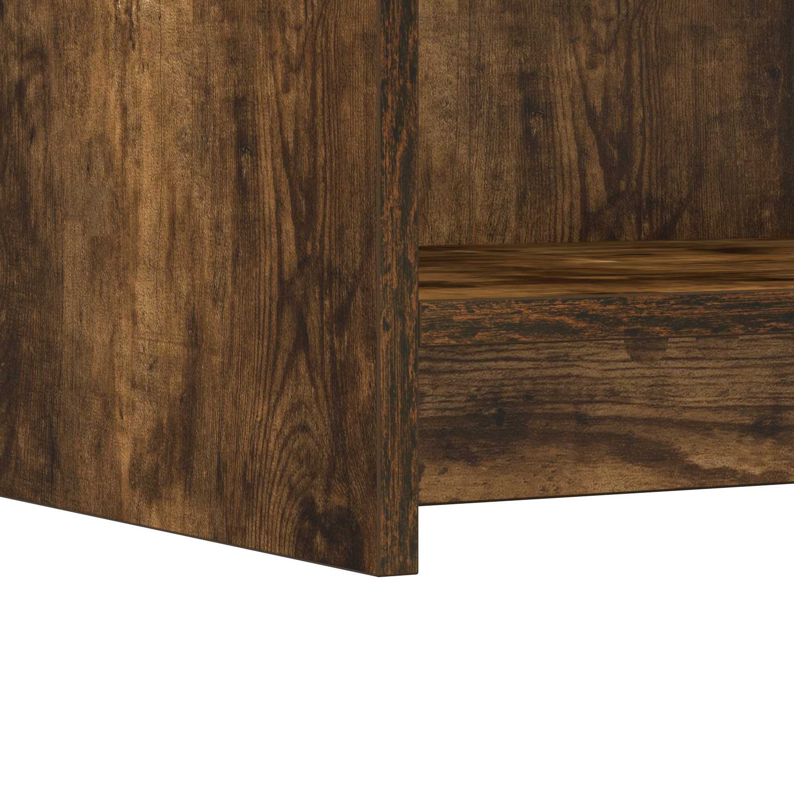 Servírovací Skříň Kouřový Dub 75 X 36 X 80 Cm Kompozitní Dřevo