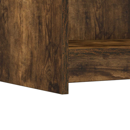 Servírovací Skříň Kouřový Dub 75 X 36 X 80 Cm Kompozitní Dřevo