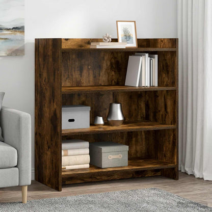 Servírovací Skříň Kouřový Dub 75 X 36 X 80 Cm Kompozitní Dřevo