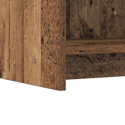 Servírovací Skříň Staré Dřevo 75 X 36 X 80 Cm Kompozitní Dřevo