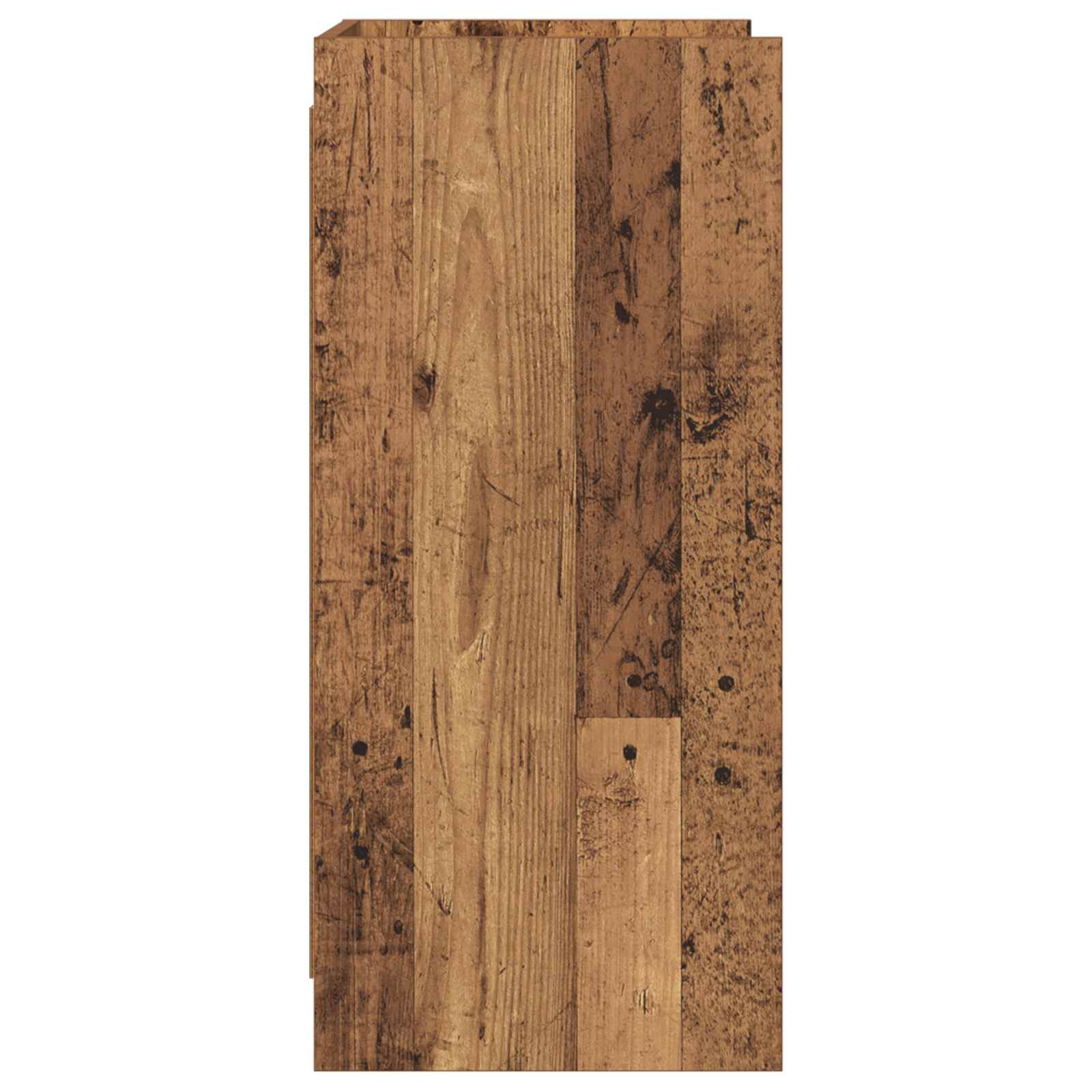 Servírovací Skříň Staré Dřevo 75 X 36 X 80 Cm Kompozitní Dřevo