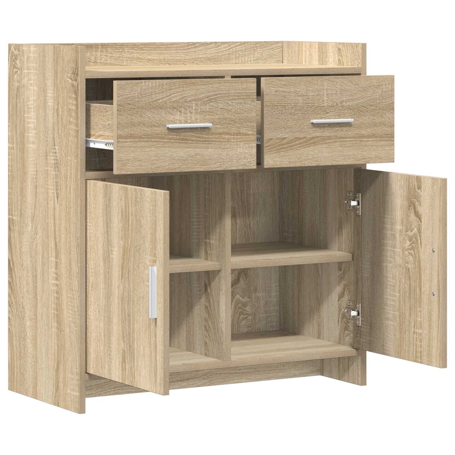 Servírovací Skříň Dub Sonoma 75 X 36 X 80 Cm Kompozitní Dřevo