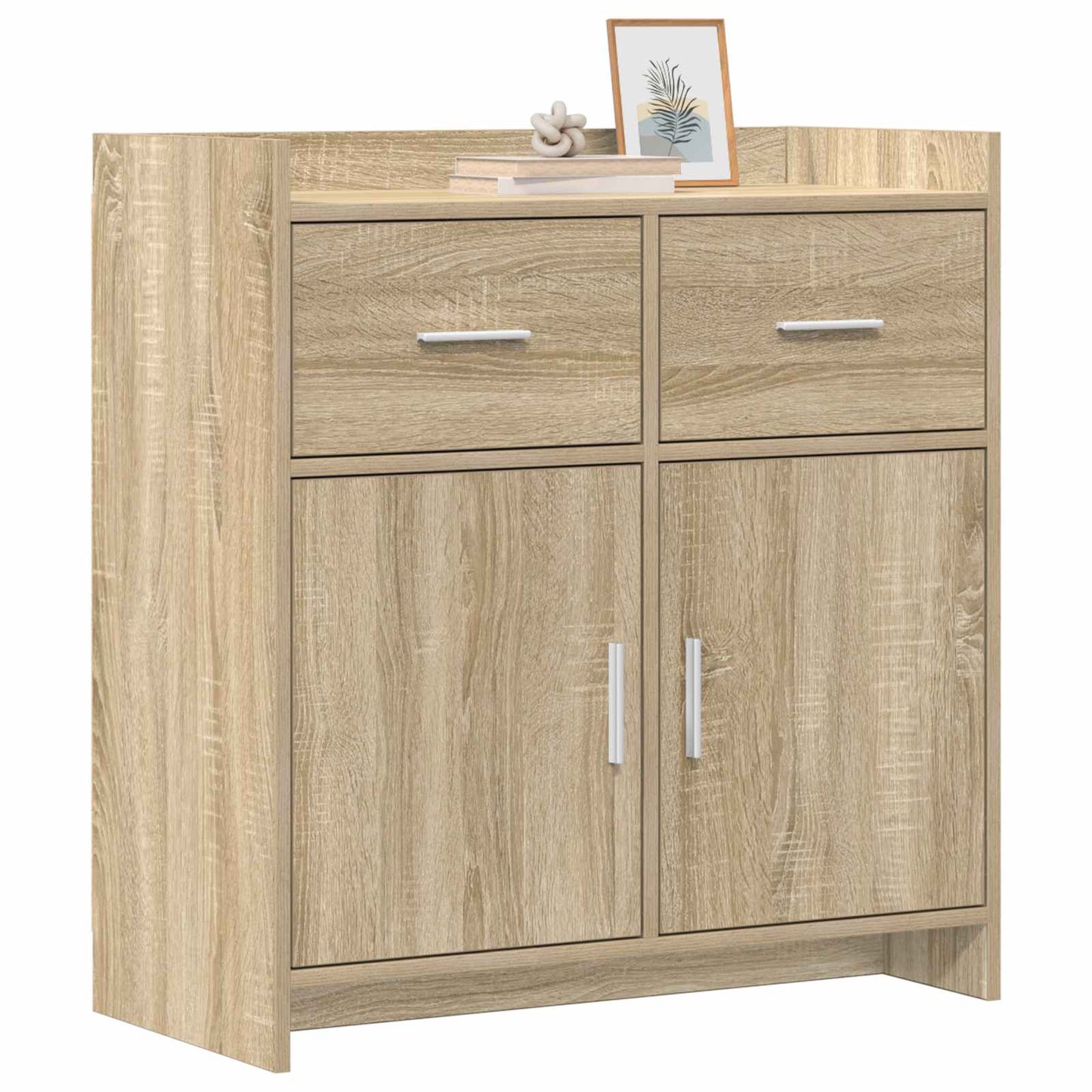 Servírovací Skříň Dub Sonoma 75 X 36 X 80 Cm Kompozitní Dřevo