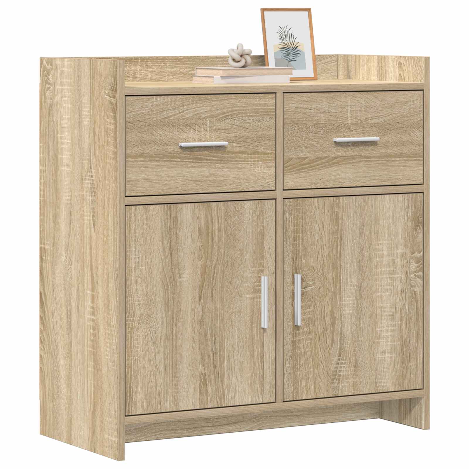 Servírovací Skříň Dub Sonoma 75 X 36 X 80 Cm Kompozitní Dřevo