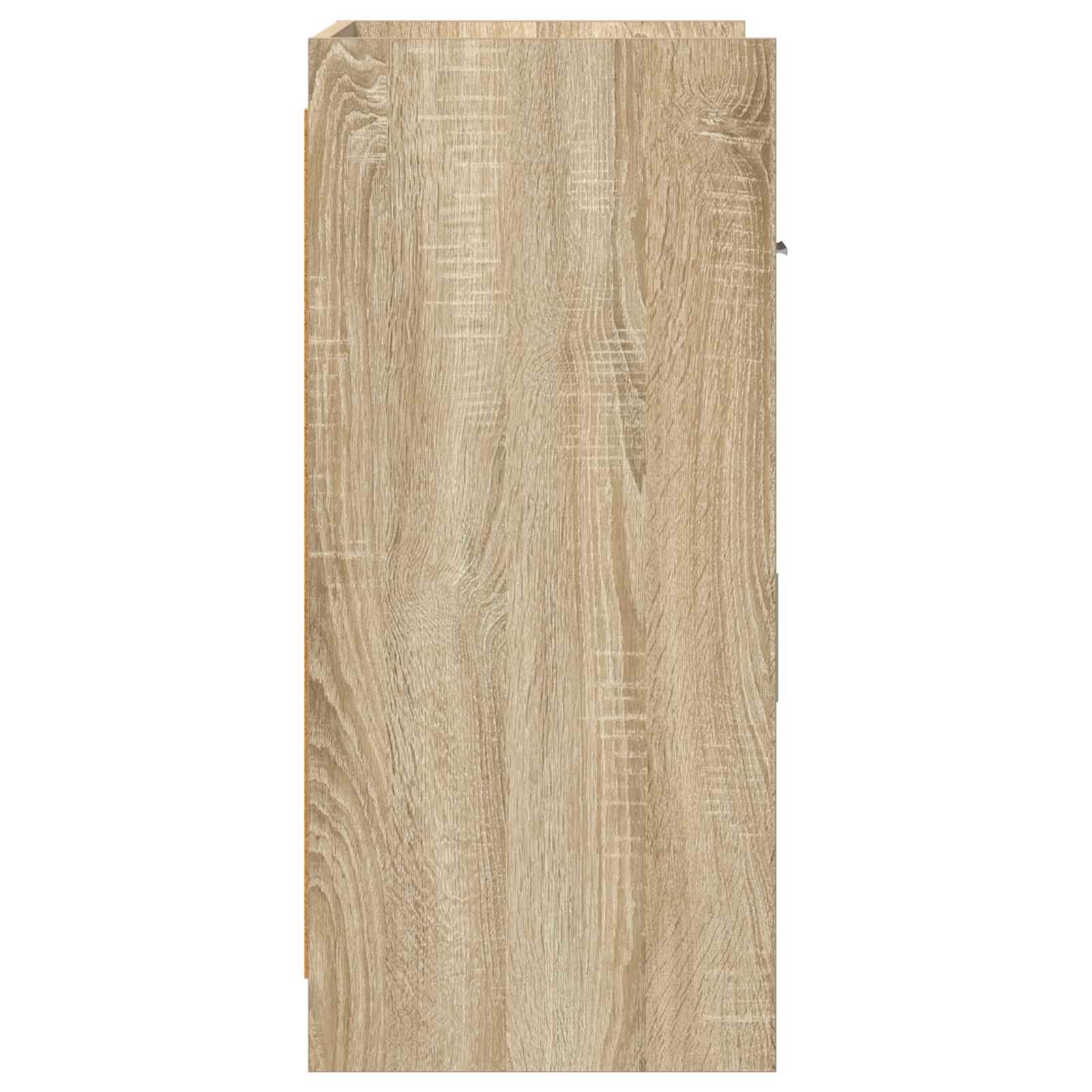 Servírovací Skříň Dub Sonoma 75 X 36 X 80 Cm Kompozitní Dřevo