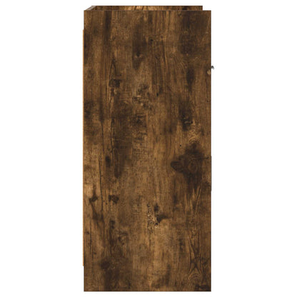 Servírovací Skříň Kouřový Dub 75 X 36 X 80 Cm Kompozitní Dřevo