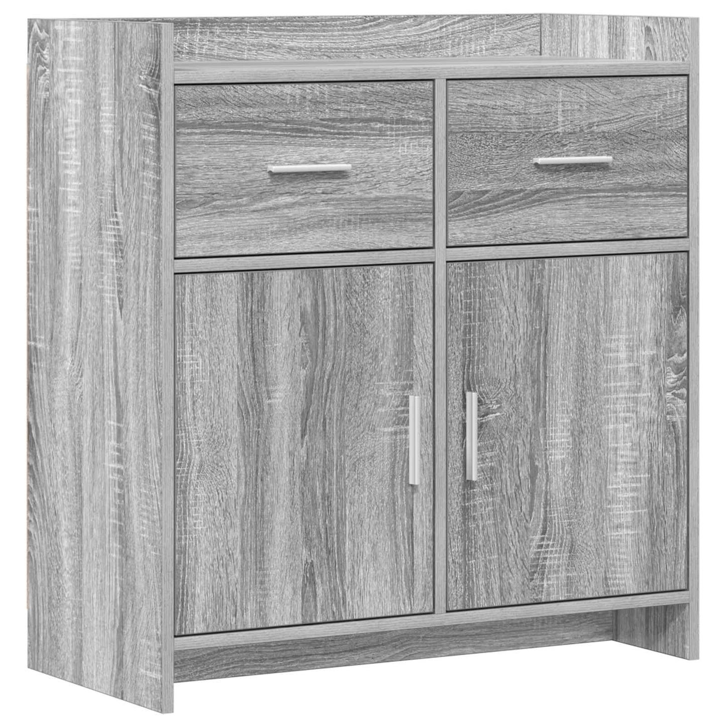 Servírovací Skříň Šedý Sonoma 75 X 36 X 80 Cm Kompozitní Dřevo