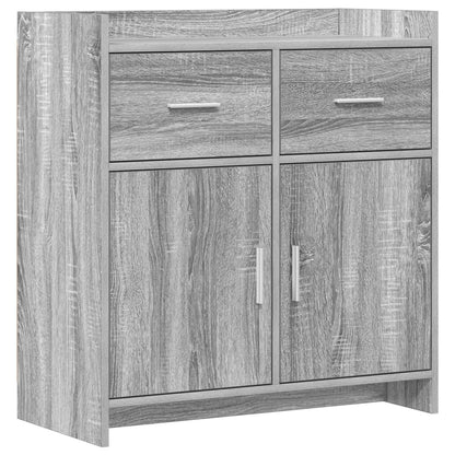 Servírovací Skříň Šedý Sonoma 75 X 36 X 80 Cm Kompozitní Dřevo