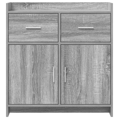 Servírovací Skříň Šedý Sonoma 75 X 36 X 80 Cm Kompozitní Dřevo