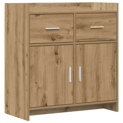 Servírovací Skříň Dub Artisan 75 X 36 X 80 Cm Kompozitní Dřevo