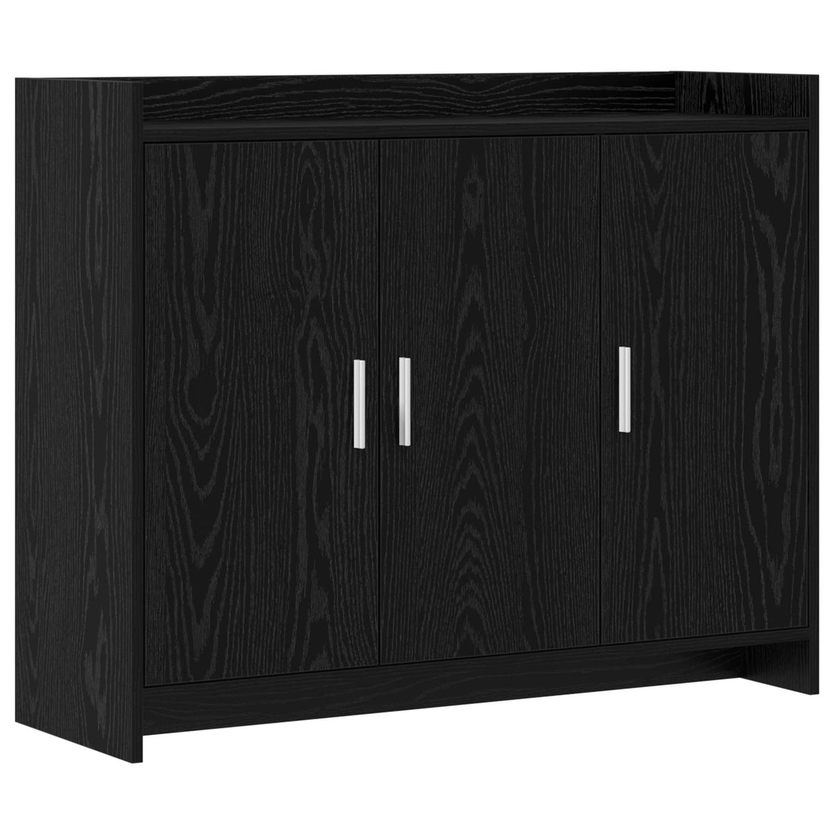 Servírovací Skříň Černý Dub 98,5 X 33 X 80 Cm Kompozitní Dřevo