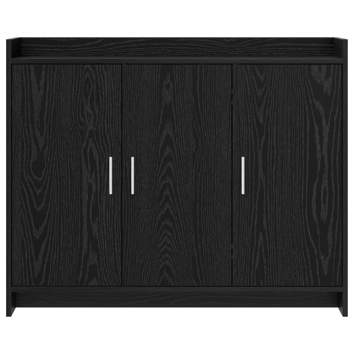 Servírovací Skříň Černý Dub 98,5 X 33 X 80 Cm Kompozitní Dřevo