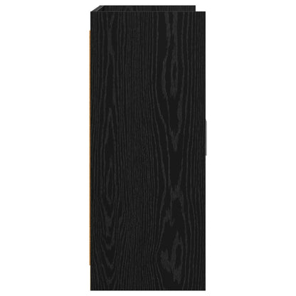 Servírovací Skříň Černý Dub 98,5 X 33 X 80 Cm Kompozitní Dřevo