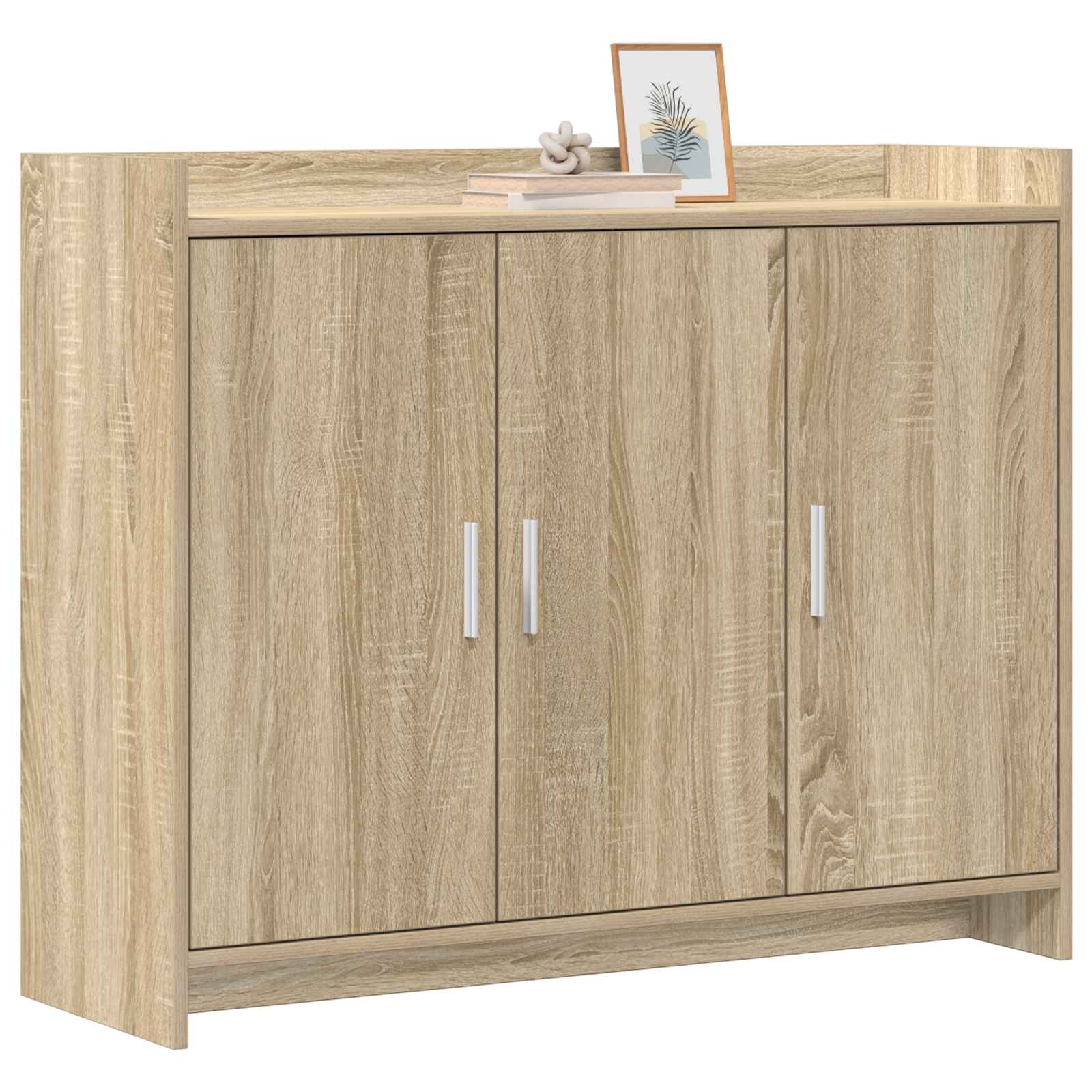 Servírovací Skříň Dub Sonoma 98,5 X 33 X 80 Cm Kompozitní Dřevo