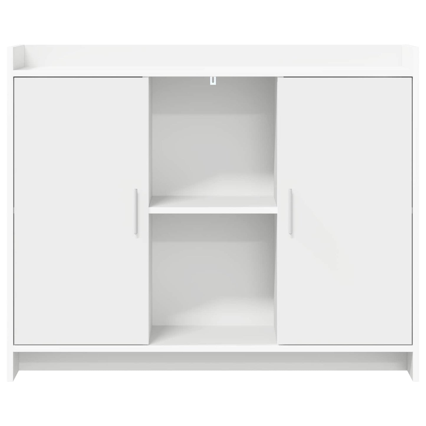 Servírovací Skříň Bílá 98,5 X 33 X 80 Cm Kompozitní Dřevo