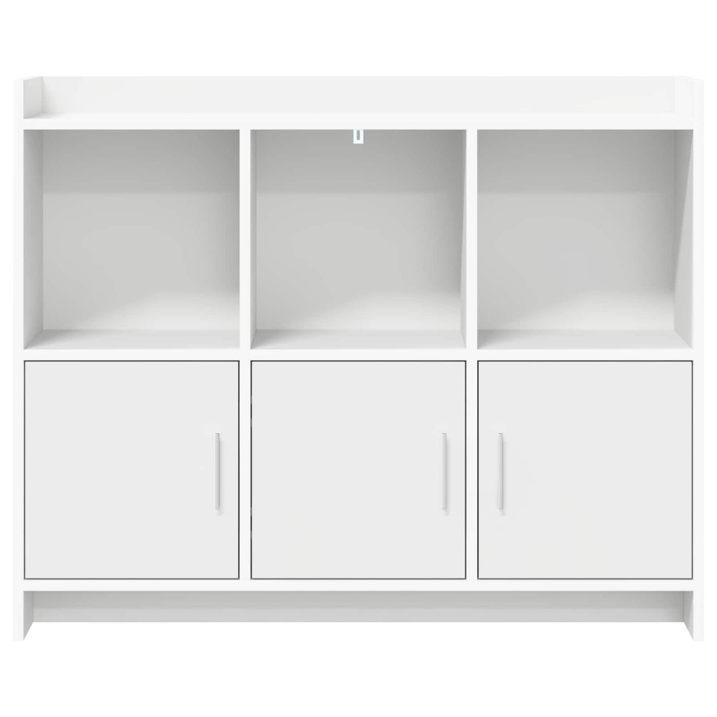 Servírovací Skříň Bílá 98,5 X 33 X 80 Cm Kompozitní Dřevo