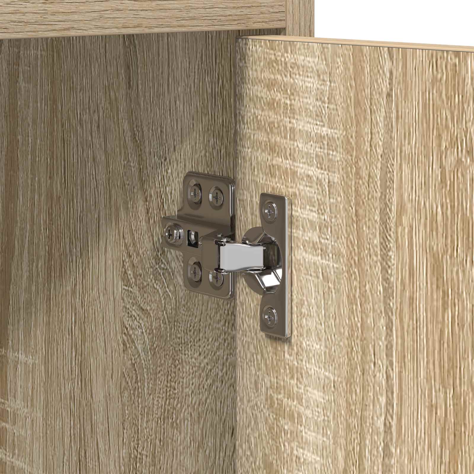 Servírovací Skříň Dub Sonoma 98,5 X 33 X 80 Cm Kompozitní Dřevo