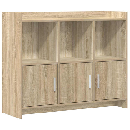 Servírovací Skříň Dub Sonoma 98,5 X 33 X 80 Cm Kompozitní Dřevo