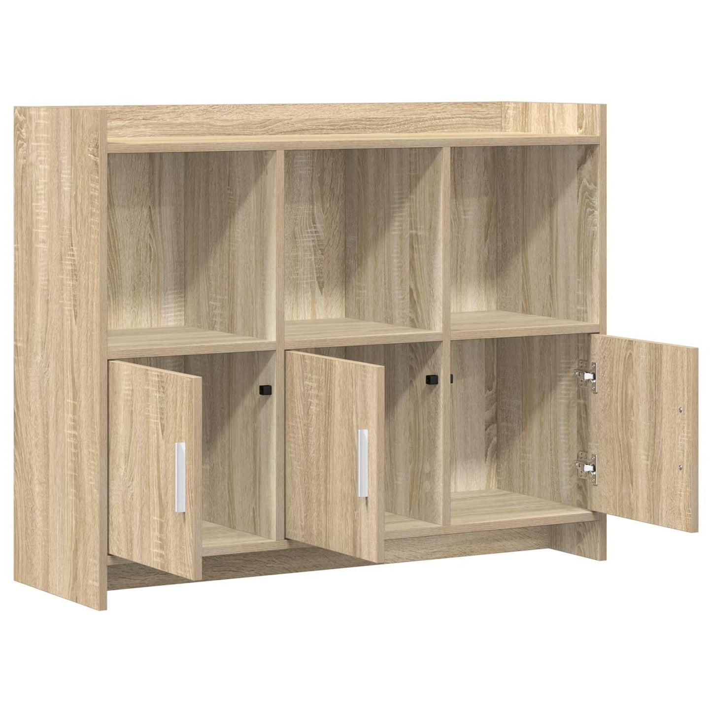 Servírovací Skříň Dub Sonoma 98,5 X 33 X 80 Cm Kompozitní Dřevo