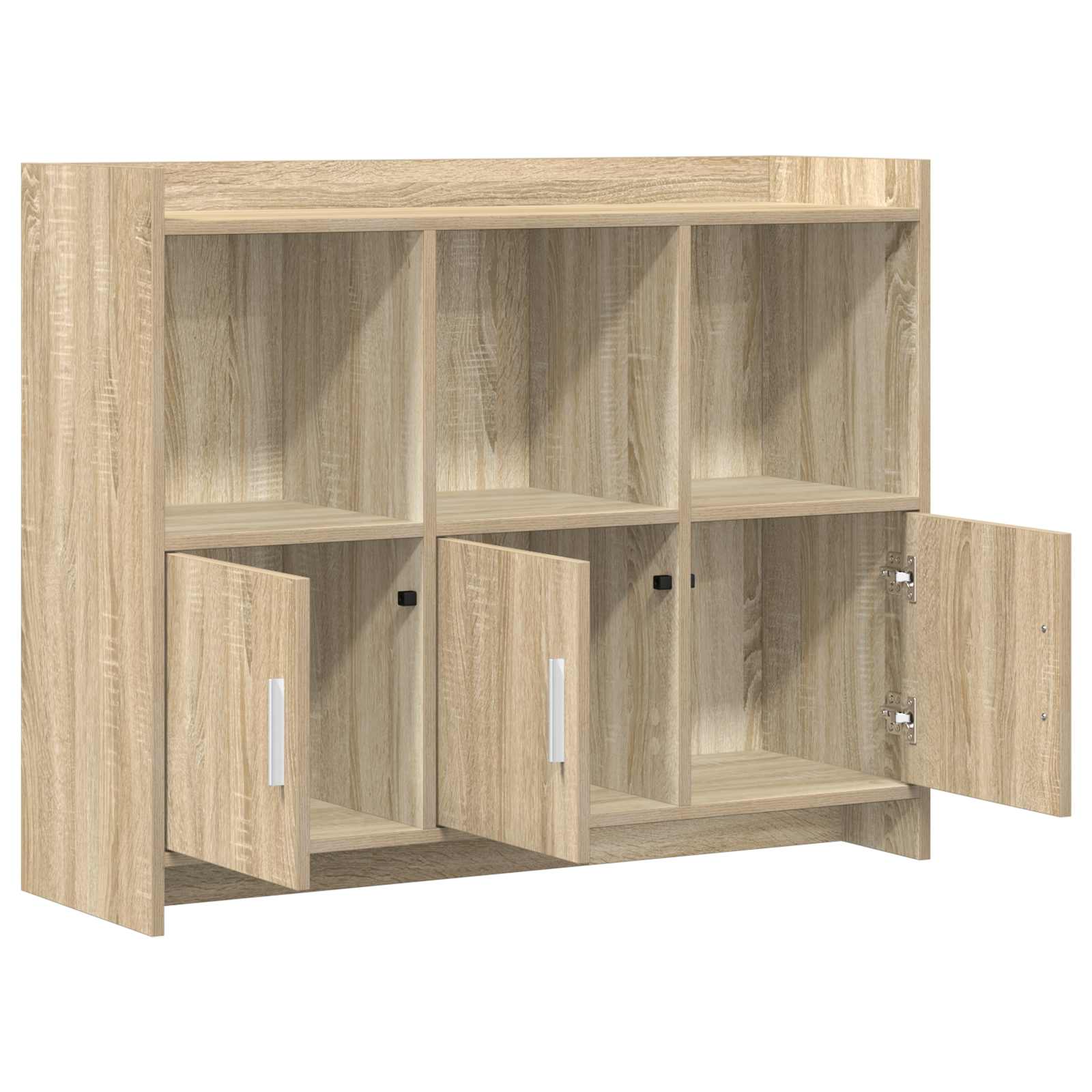 Servírovací Skříň Dub Sonoma 98,5 X 33 X 80 Cm Kompozitní Dřevo