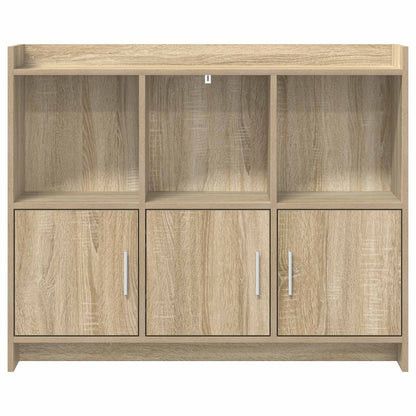 Servírovací Skříň Dub Sonoma 98,5 X 33 X 80 Cm Kompozitní Dřevo