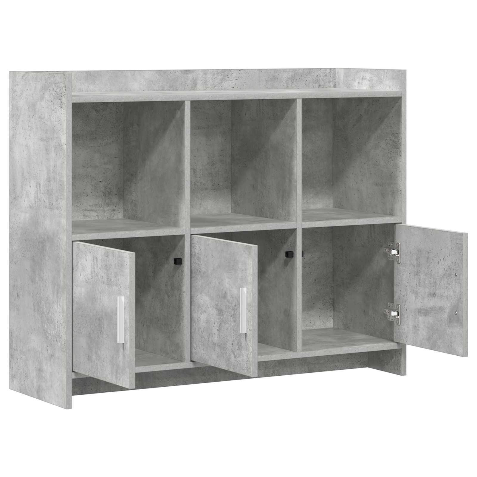 Servírovací Skříň Betonově Šedá 98,5 X 33 X 80 Cm