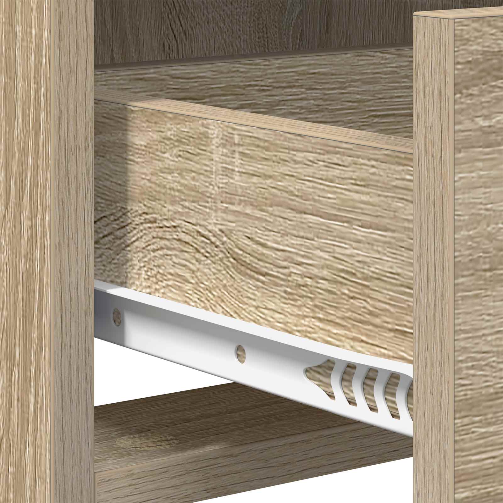 Televizní Skříň 71,5 X 33 X 47 Cm Dub Sonoma Kompozitní Dřevo