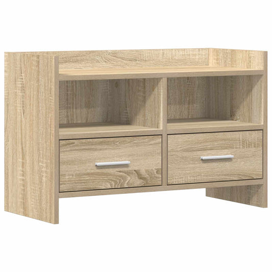 Televizní Skříň 71,5 X 33 X 47 Cm Dub Sonoma Kompozitní Dřevo