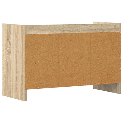 Televizní Skříň 71,5 X 33 X 47 Cm Dub Sonoma Kompozitní Dřevo