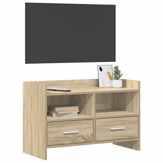 Televizní Skříň 71,5 X 33 X 47 Cm Dub Sonoma Kompozitní Dřevo